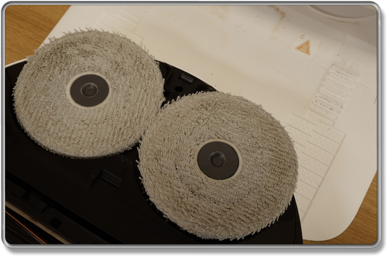 Nach der Moppwäsche waren die Wischmopps gut sauber