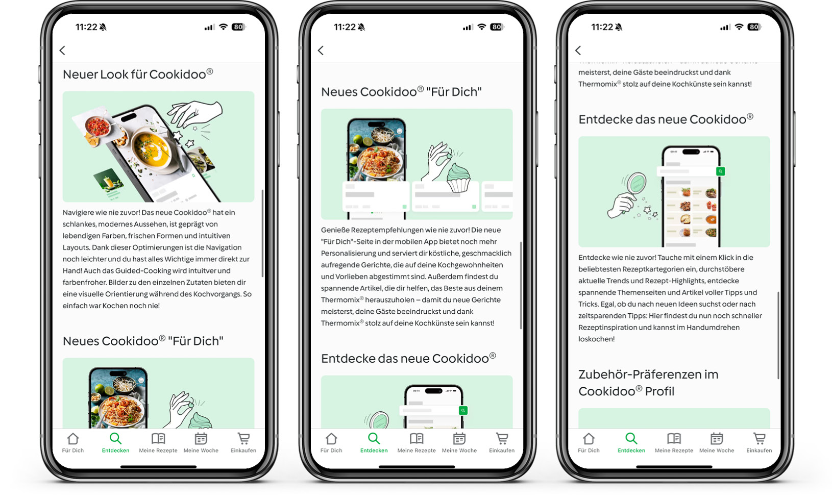 Neue Cookidoo-App Vorwerk
