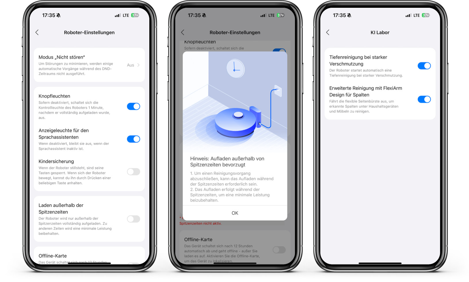 Roborock Saros 10 - App - Robotereinstellungen