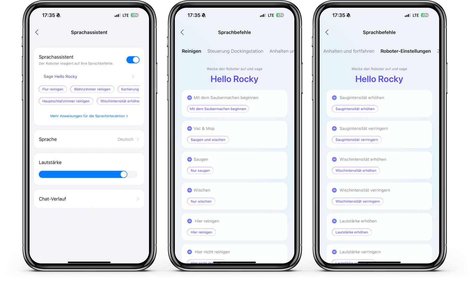 Roborock Saros 10 - App - Rocky
