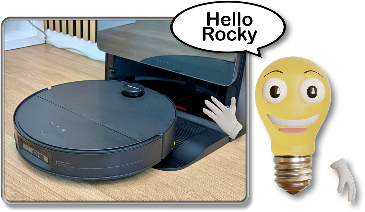 Rocky ist als eigener Sprachassistent im Roborock Saros 10 natürlich enthalten