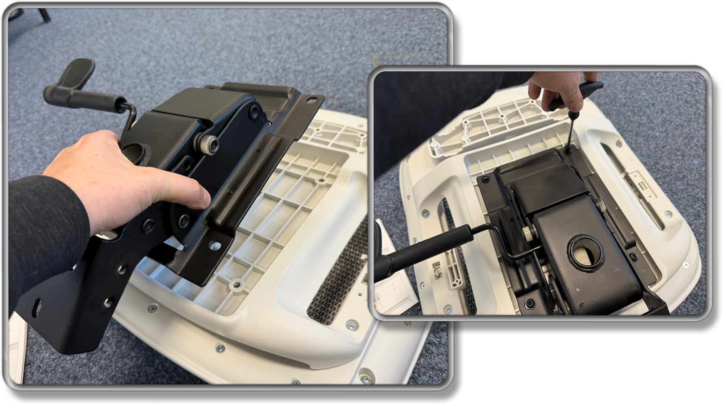 Schritt 3 - Hebelmechanismus montieren