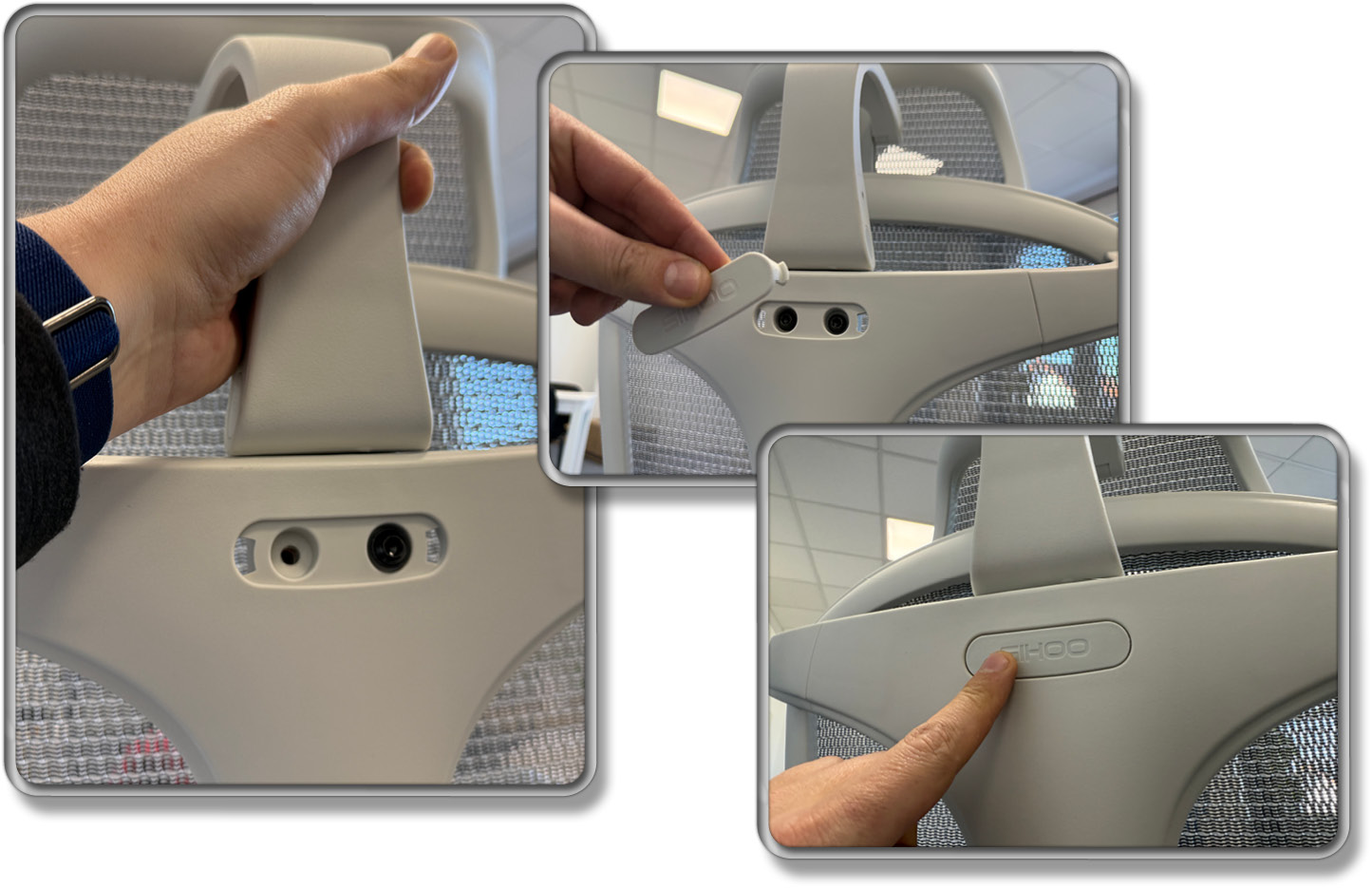 Schritt 6 - Kopfstütze montieren