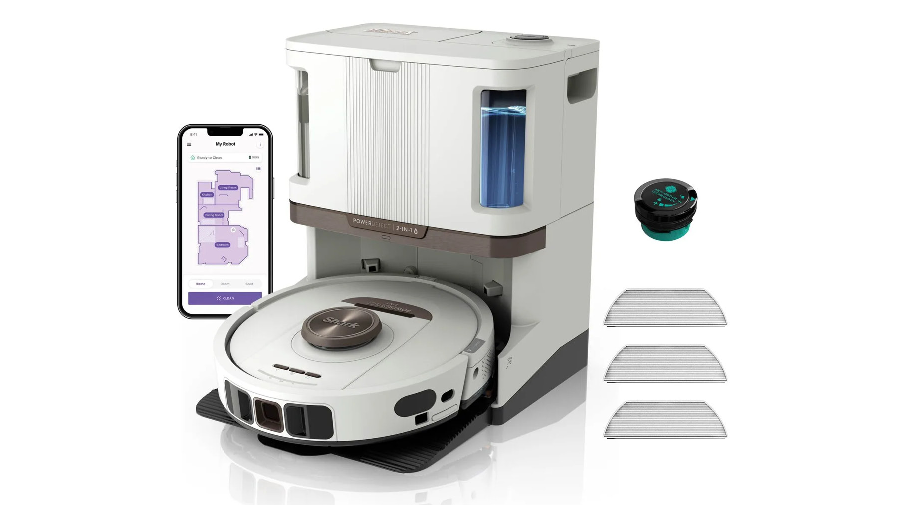 Shark PowerDetect NeverTouch 2-in-1