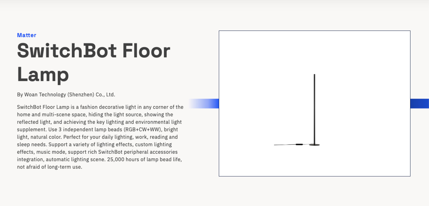 SiwtchBot Floor Lamp