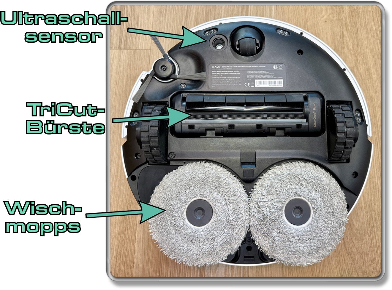 So sieht es unter dem Mova P50 Pro Ultra aus