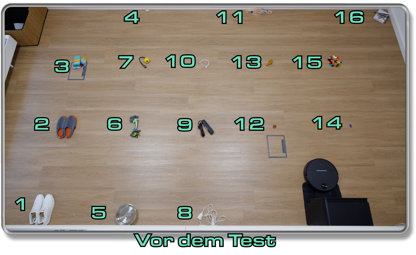 Vor dem Test der Hindernisvermeidung