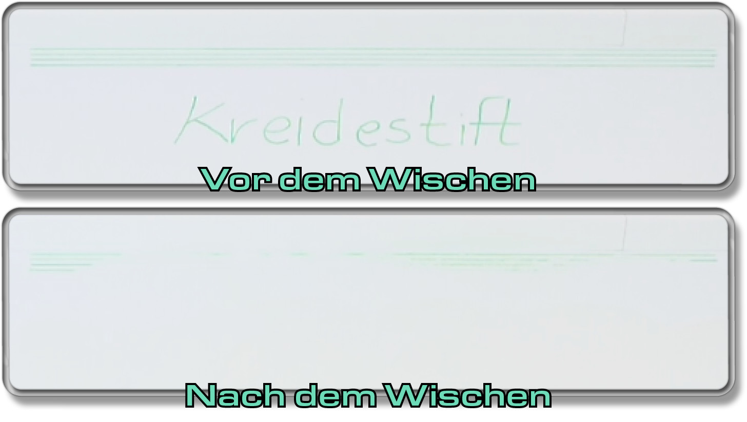Am Rand hat er etwas zurückgelassen