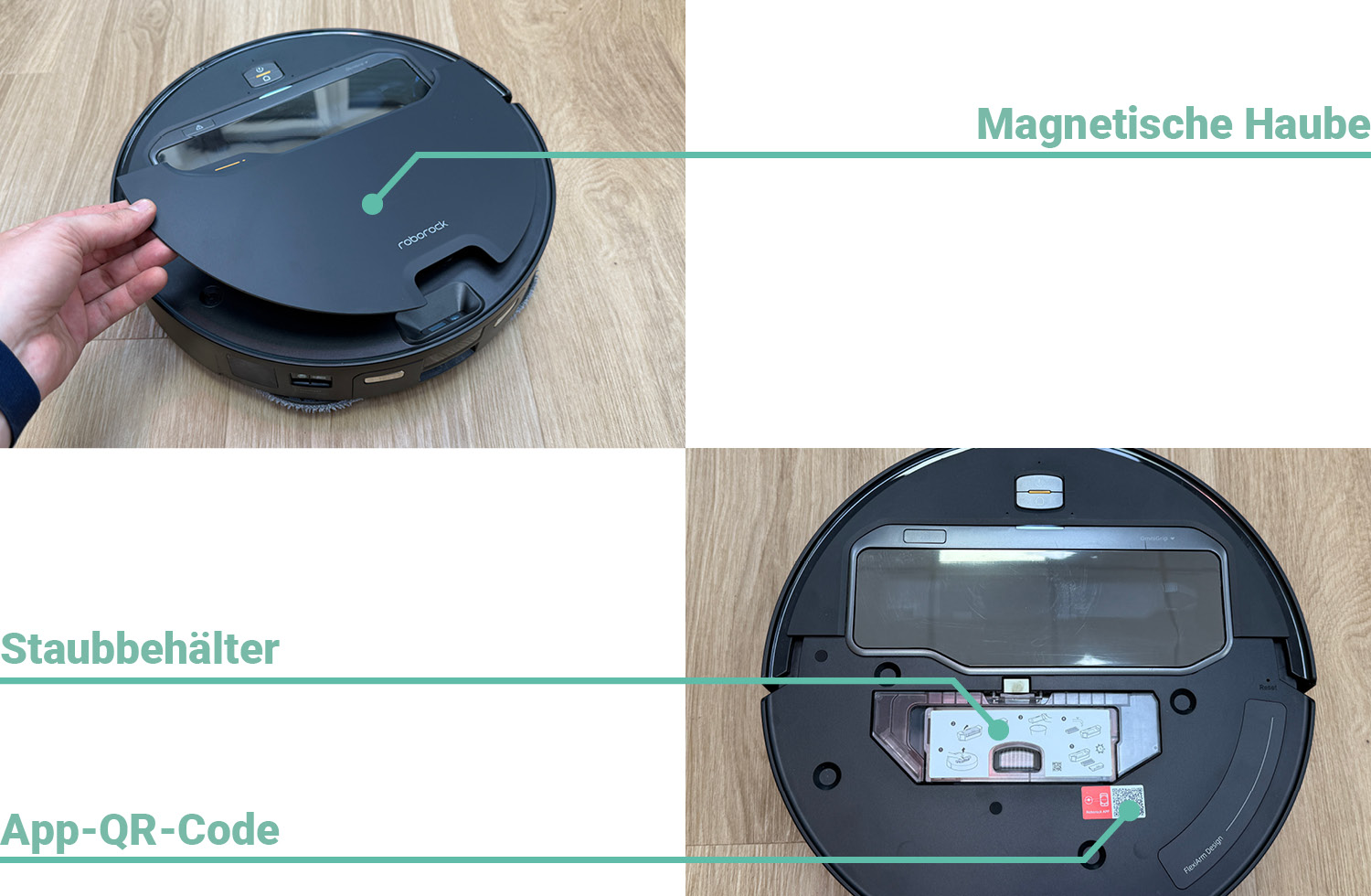 Das befindet sich unter der Haube des Roborock Saros Z70