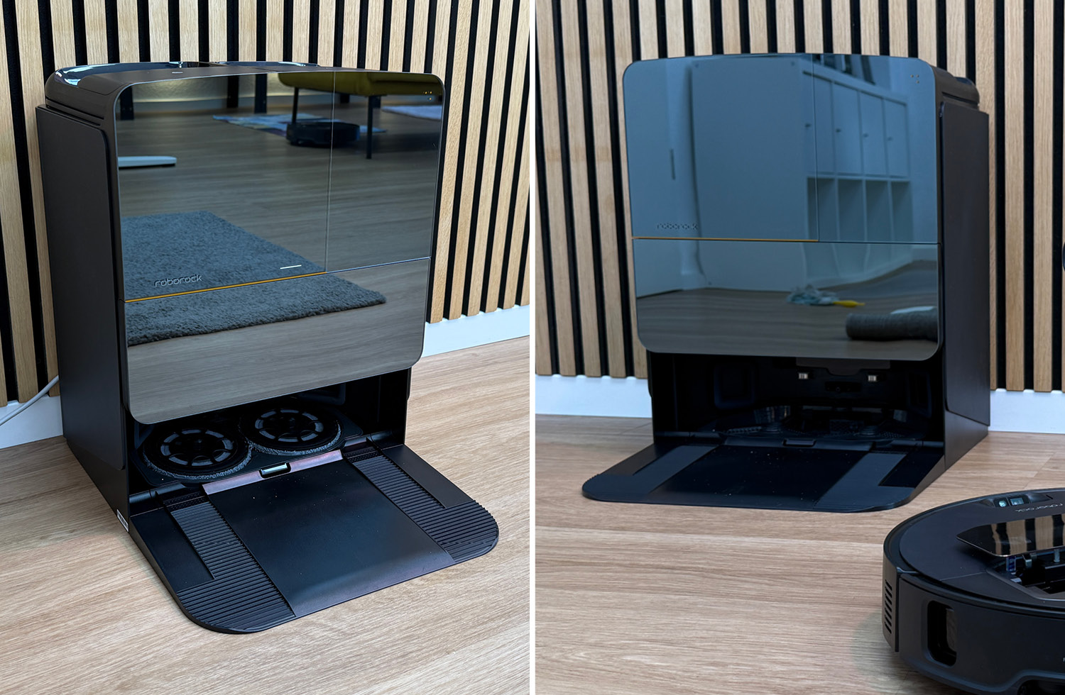 Das ist die Reinigungsstation des Roborock Saros Z70