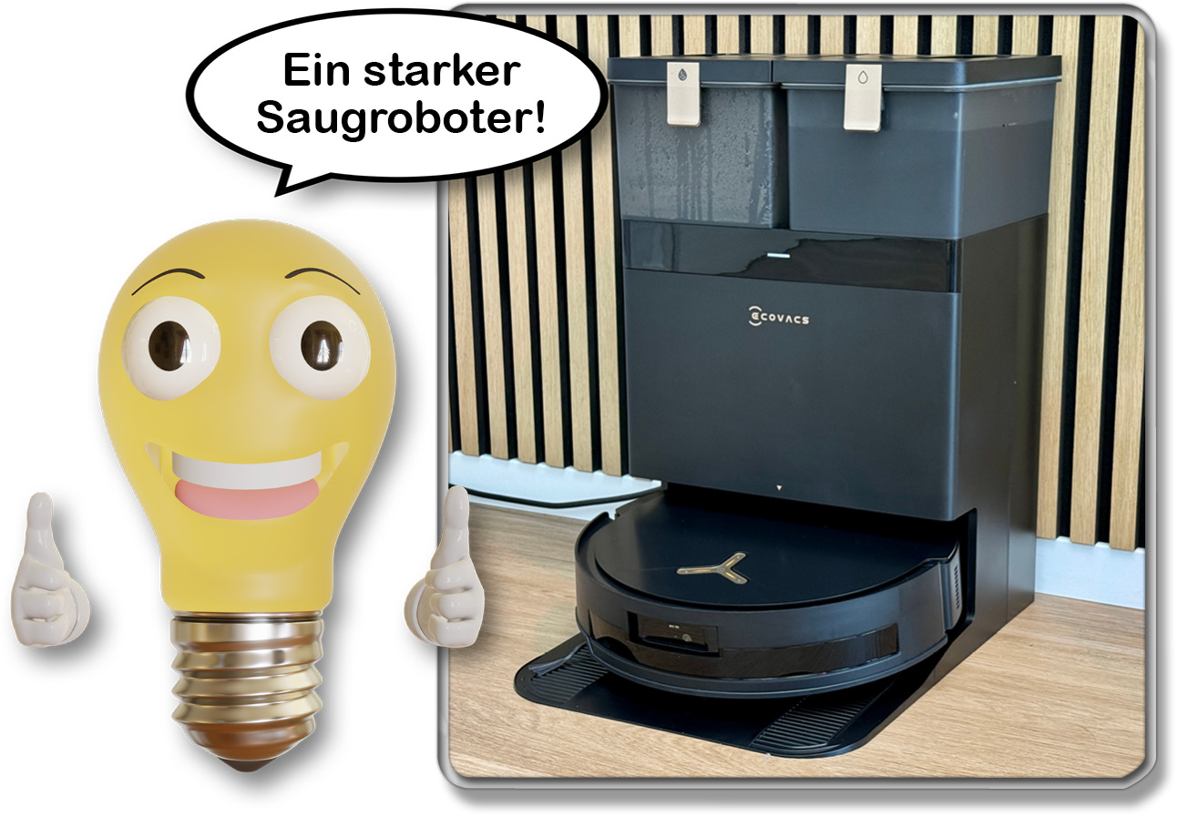 Der ECOVACS DEEBOT T50 MAX PRO OMNI hat in unseren Tests eine gute Figur gemacht