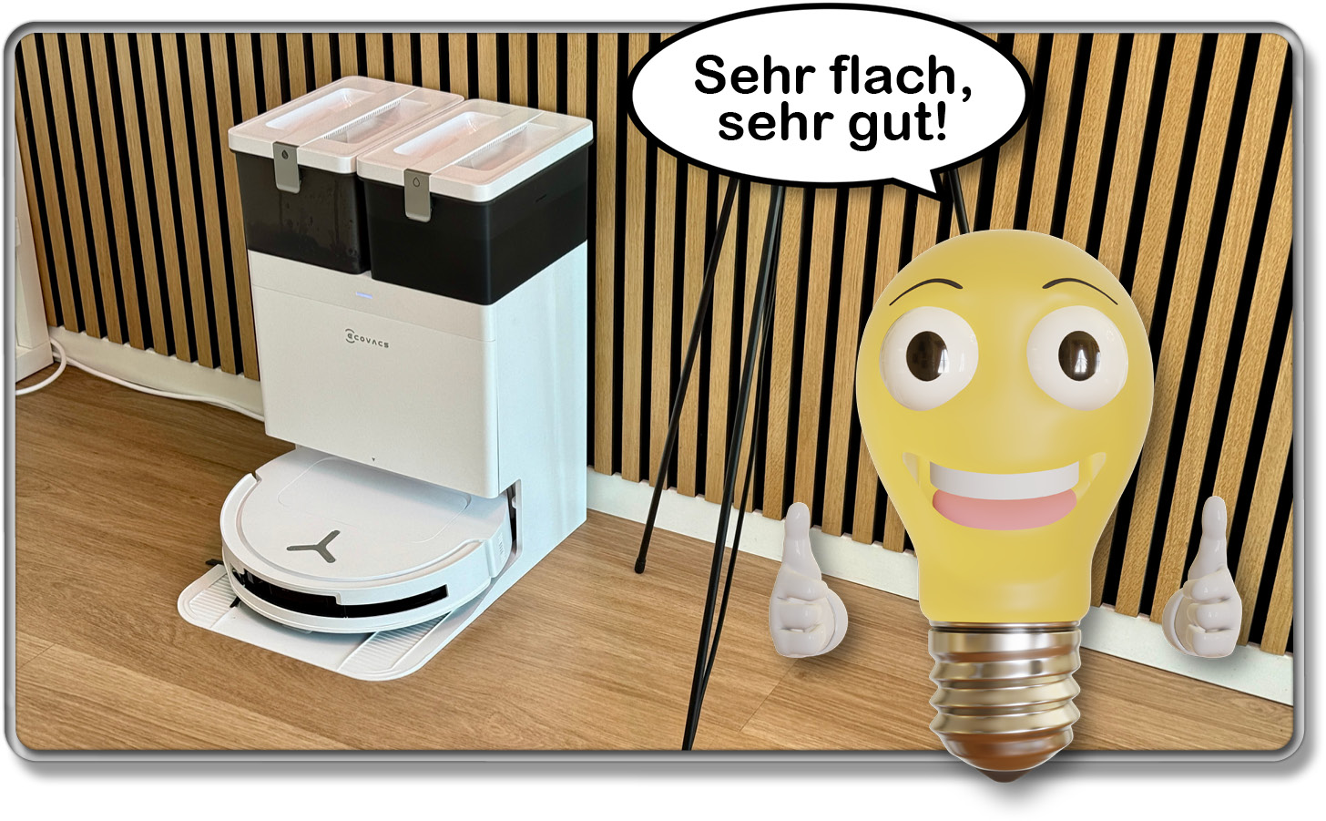 Der ECOVACS DEEBOT T50 OMNI hat in unserem Test gute Arbeit geleistet
