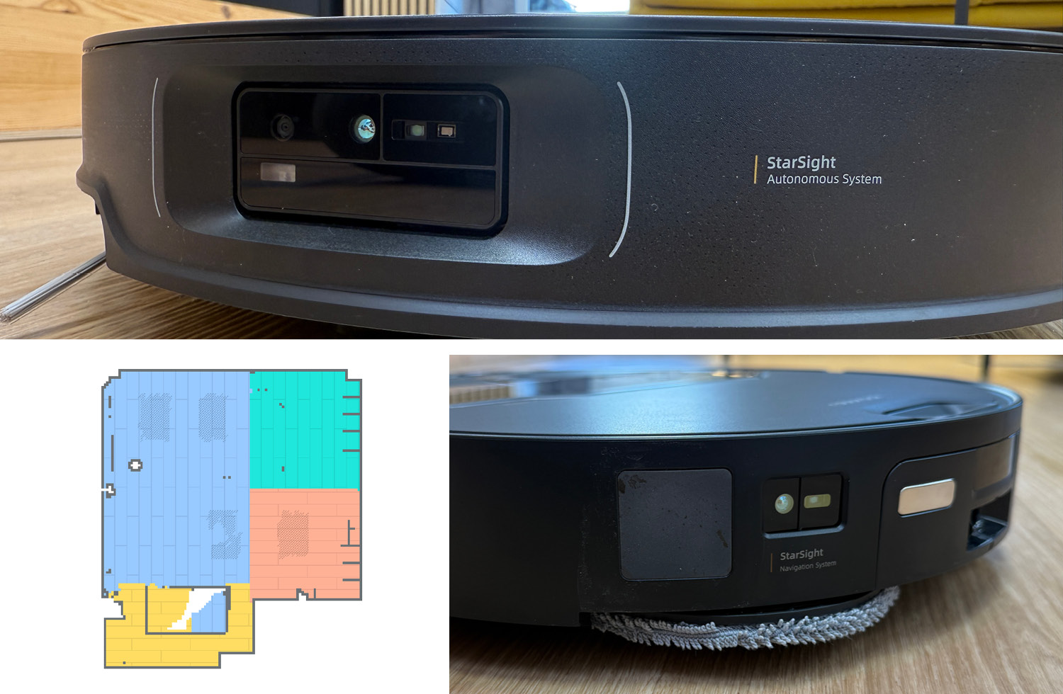 Der Roborock Saros Z70 navigiert mittels StarSight-Technologie