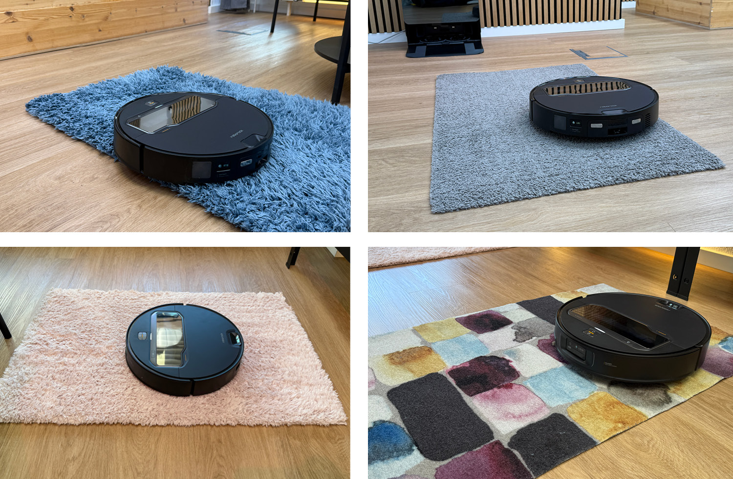 Die Navigation auf Teppichboden klappt hervorragend