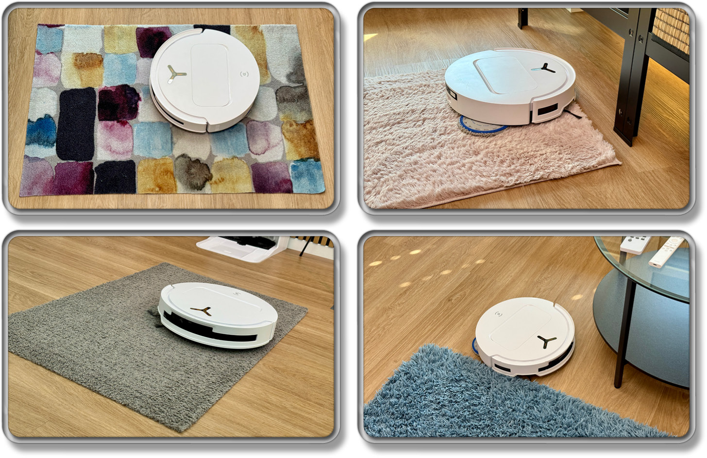 Die Teppichnavigation sieht gut aus, jedoch meidet er zu hohe Teppiche komplett