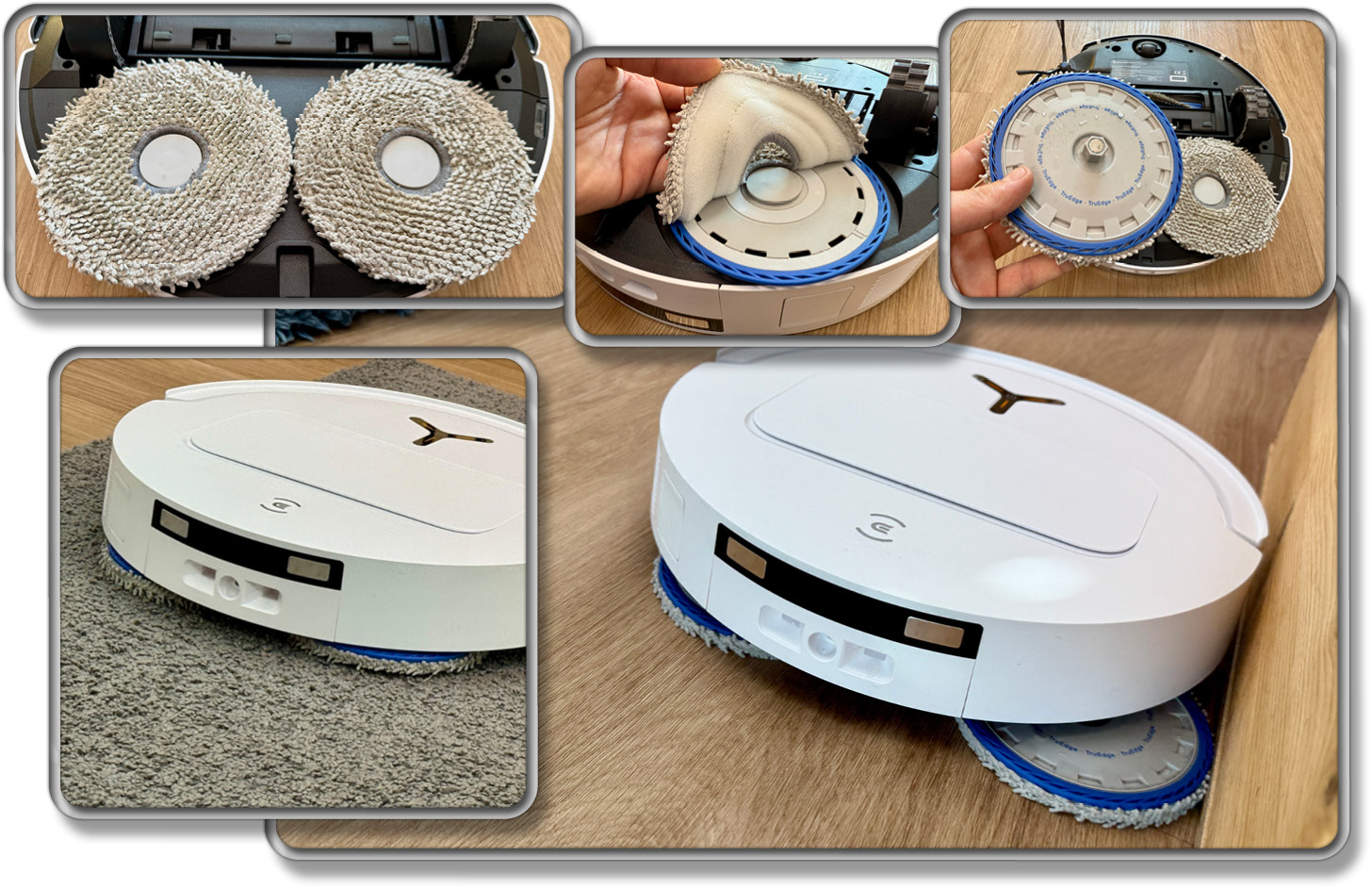 Die Wischmopps des ECOVACS DEEBOT T50 OMNI können angehoben und ausgefahren werden