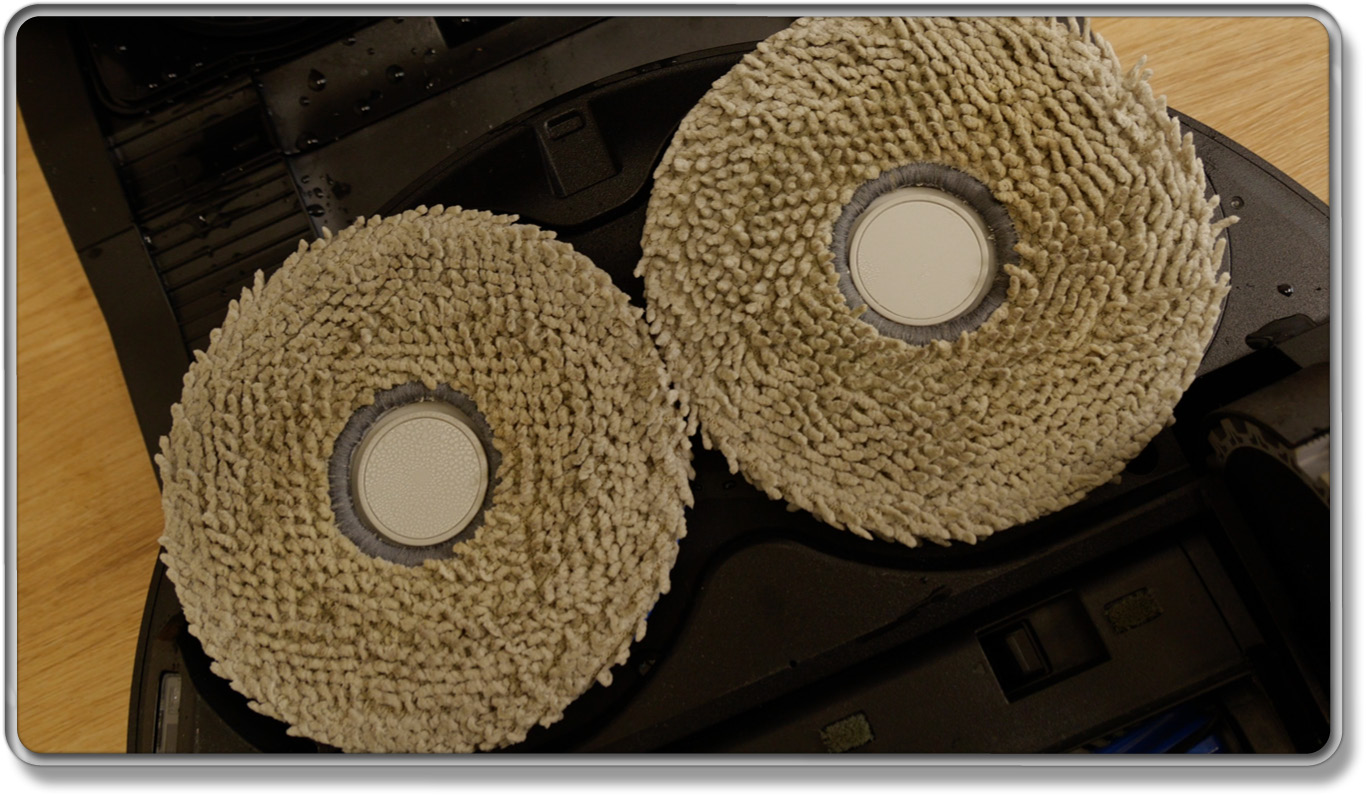 Die Wischmopps waren nach der Moppwäsche gut sauber