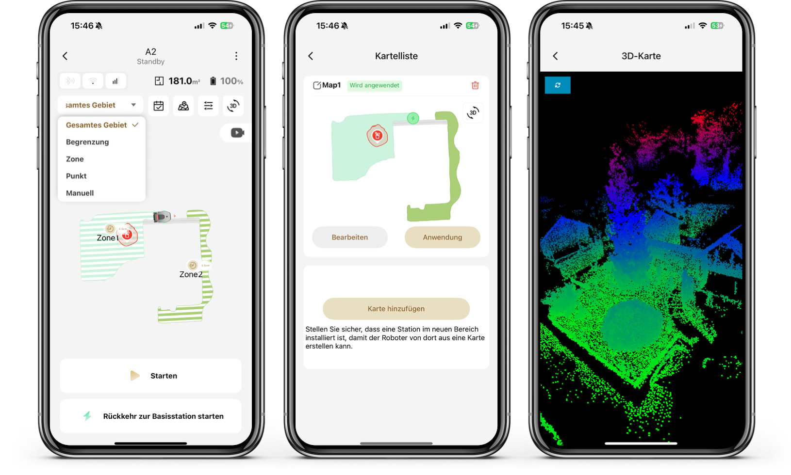 Dreame A2 - App - Karte