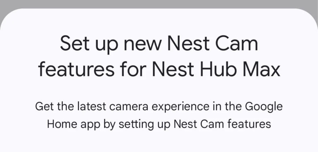 Google Hub Max Nachricht