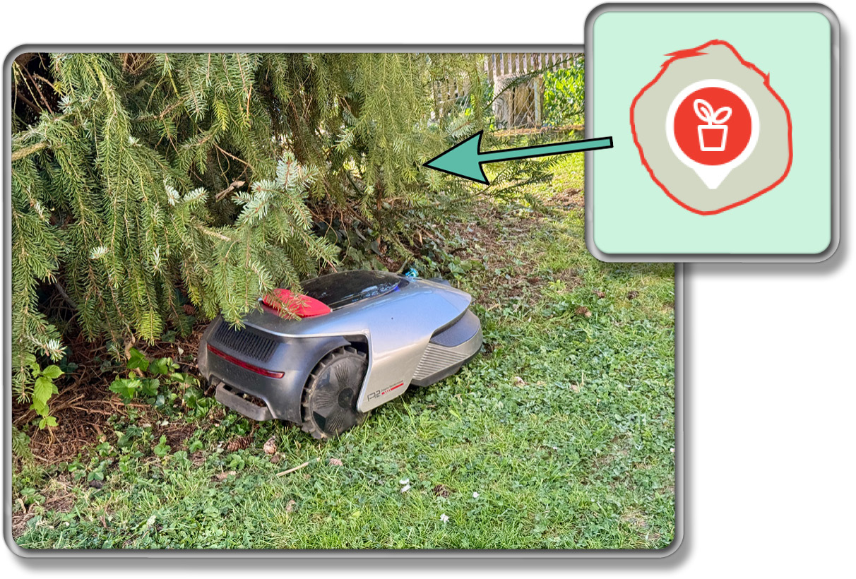 In die Karte des Dreame A2 lassen sich Sperrzonen einzeichnen