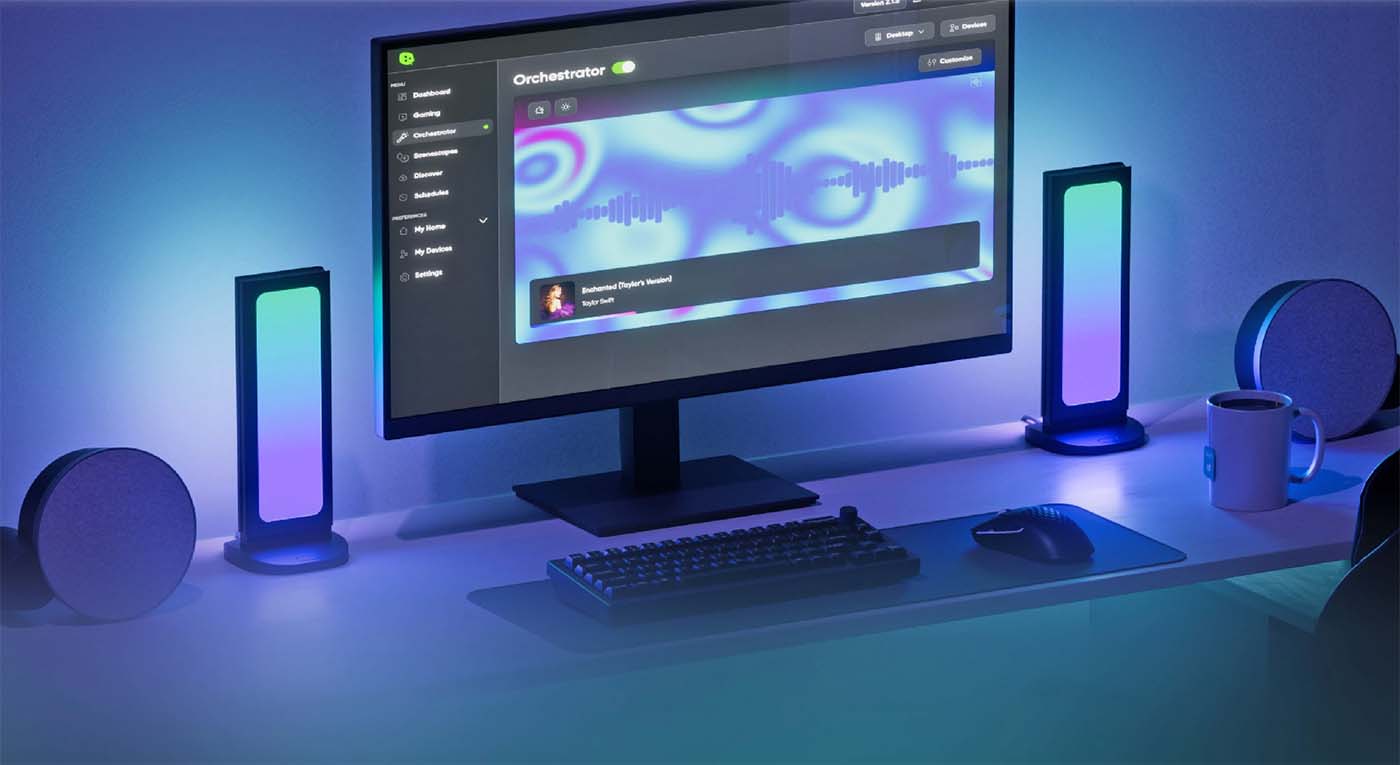 Nanoleaf Pegboard Desk Dock