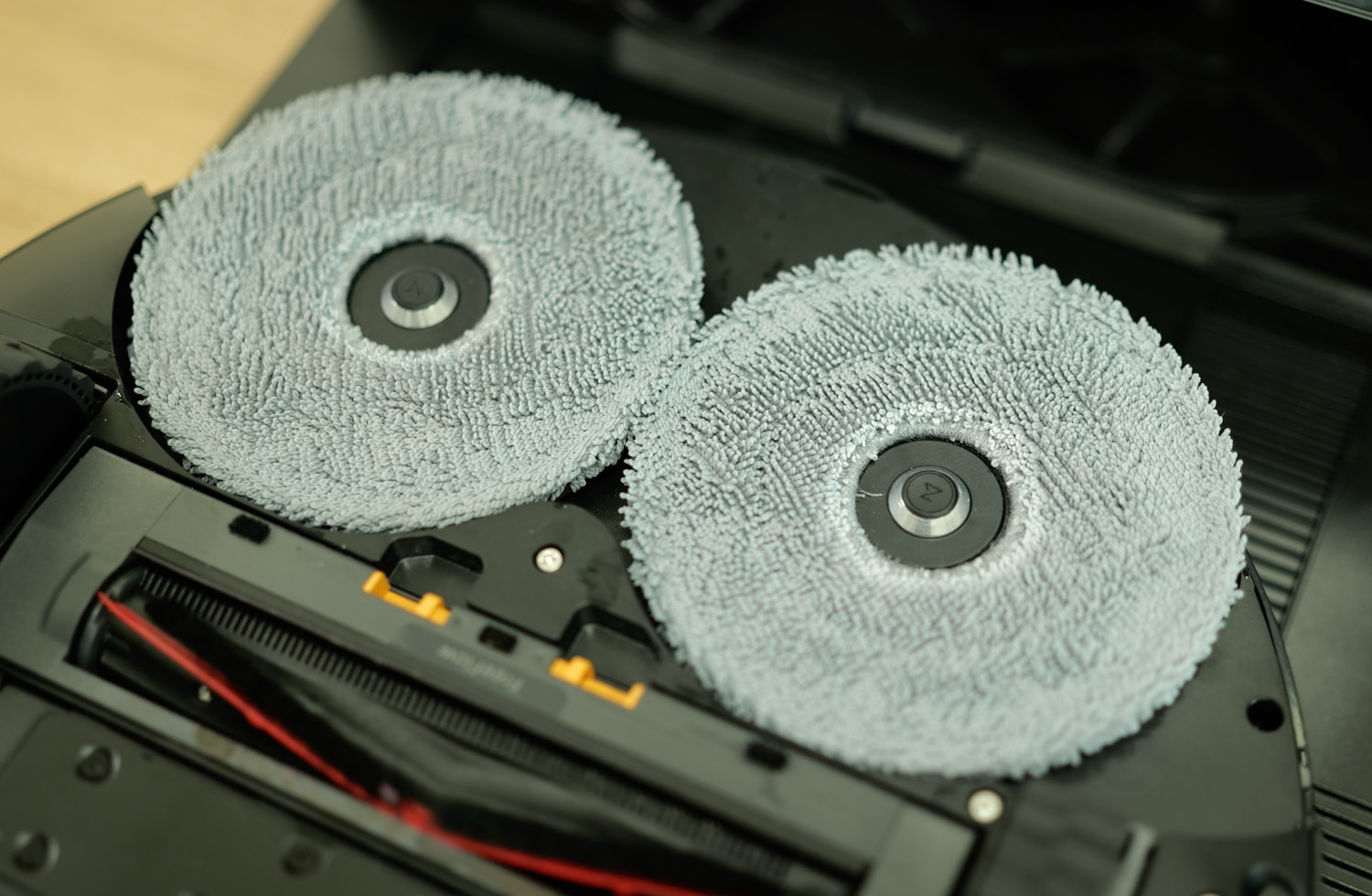 So sehen die Wischmopps nach der Moppwäsche aus