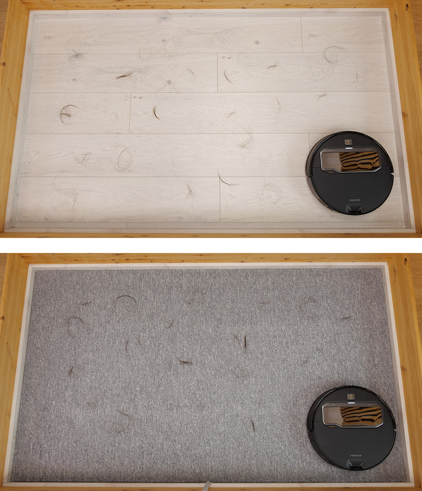 Wir haben den Roborock Saros Z70 im Umgang mit Haaren getestet