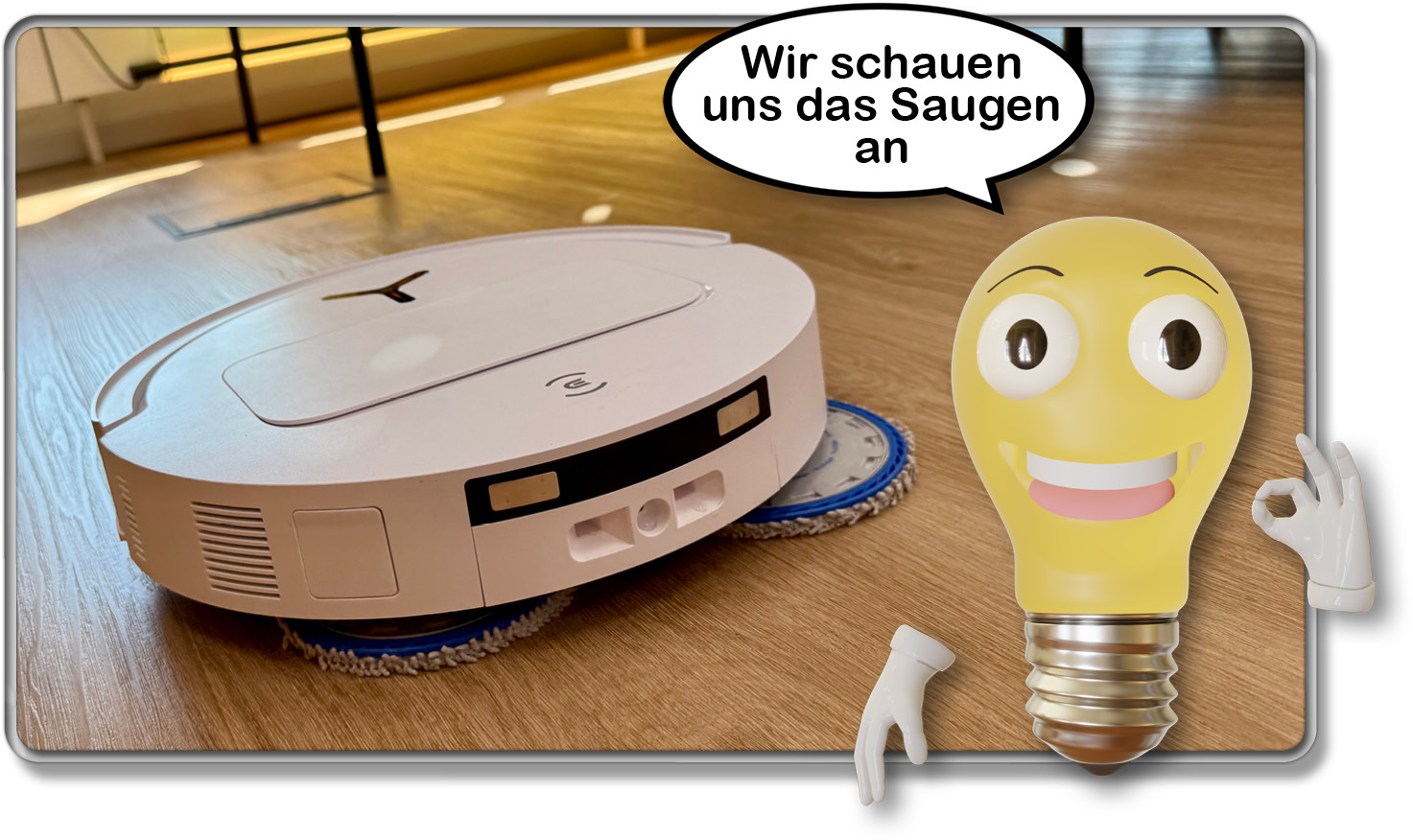 Wir schauen uns die Saugleistung an