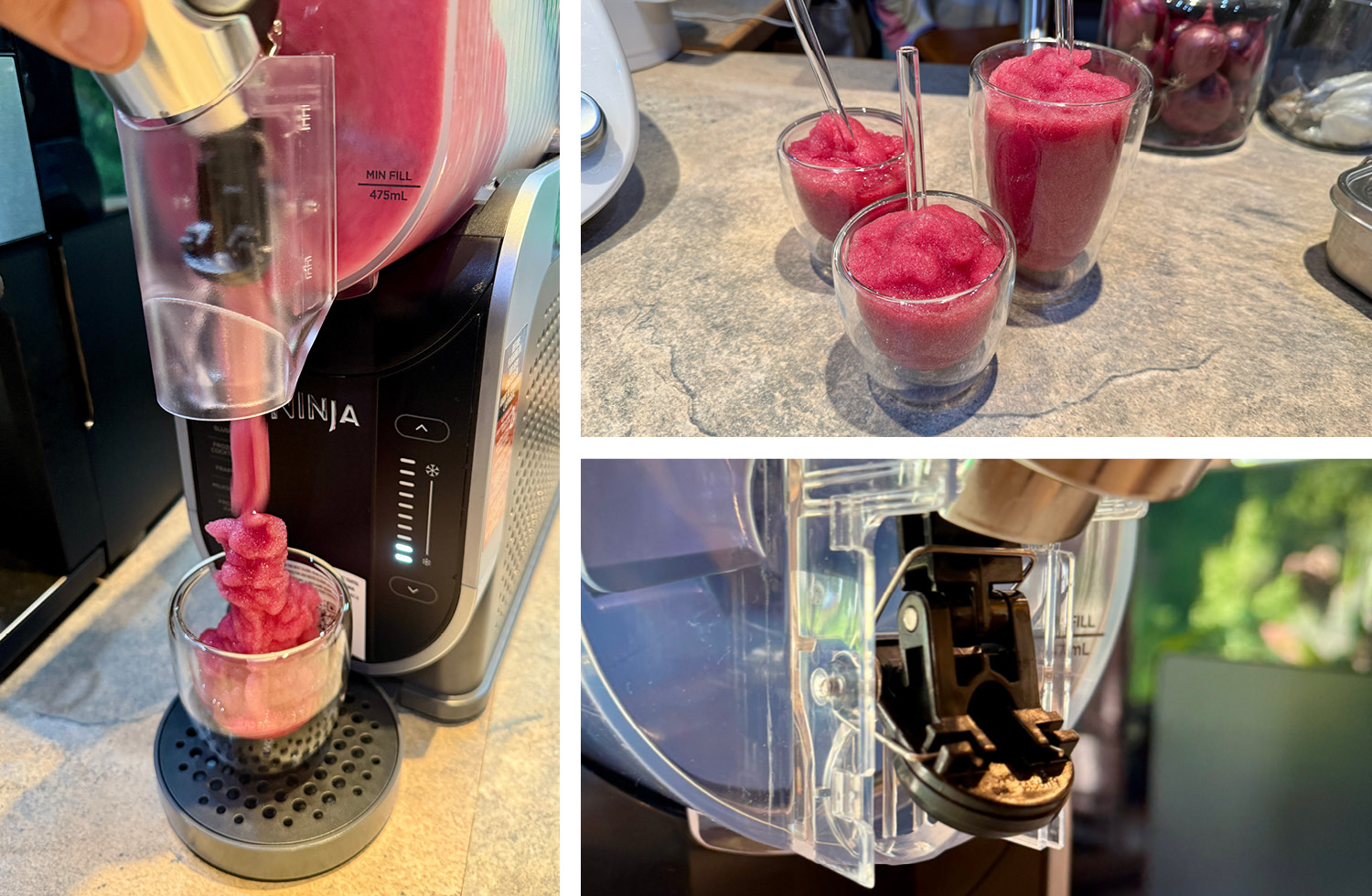 Das Ausgießen hat nach ein paar Versuchen wunderbar Funktioniert