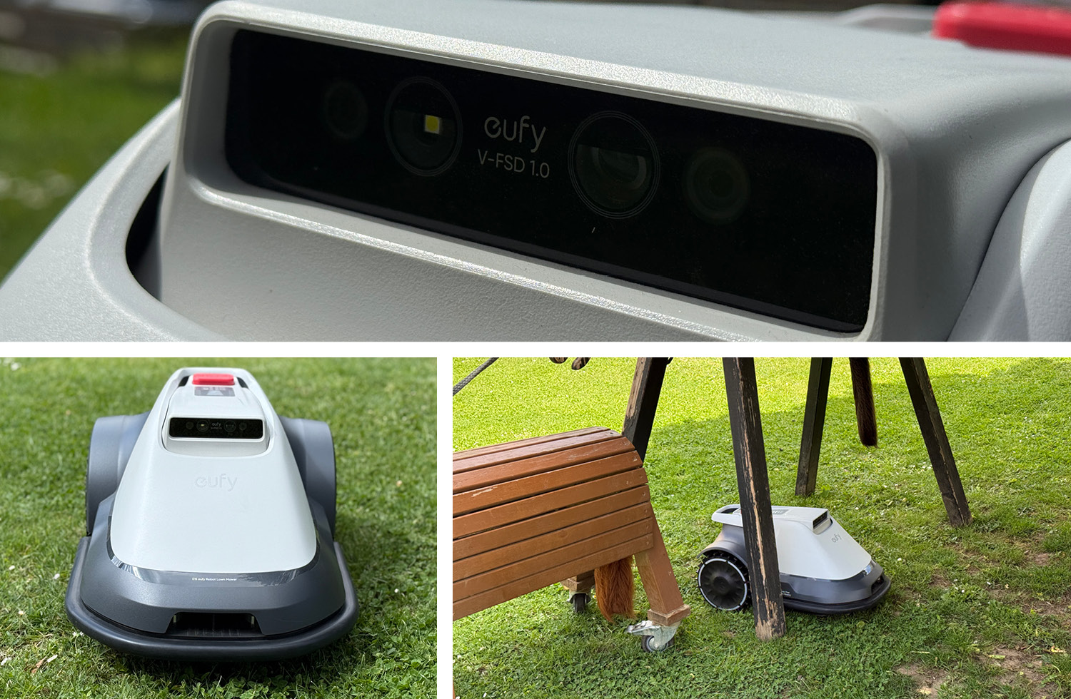 Das Kamerasystem des eufy E15 ist nicht nur für die Navigation, sondern auch für die Hindernisvermeidung aktiv