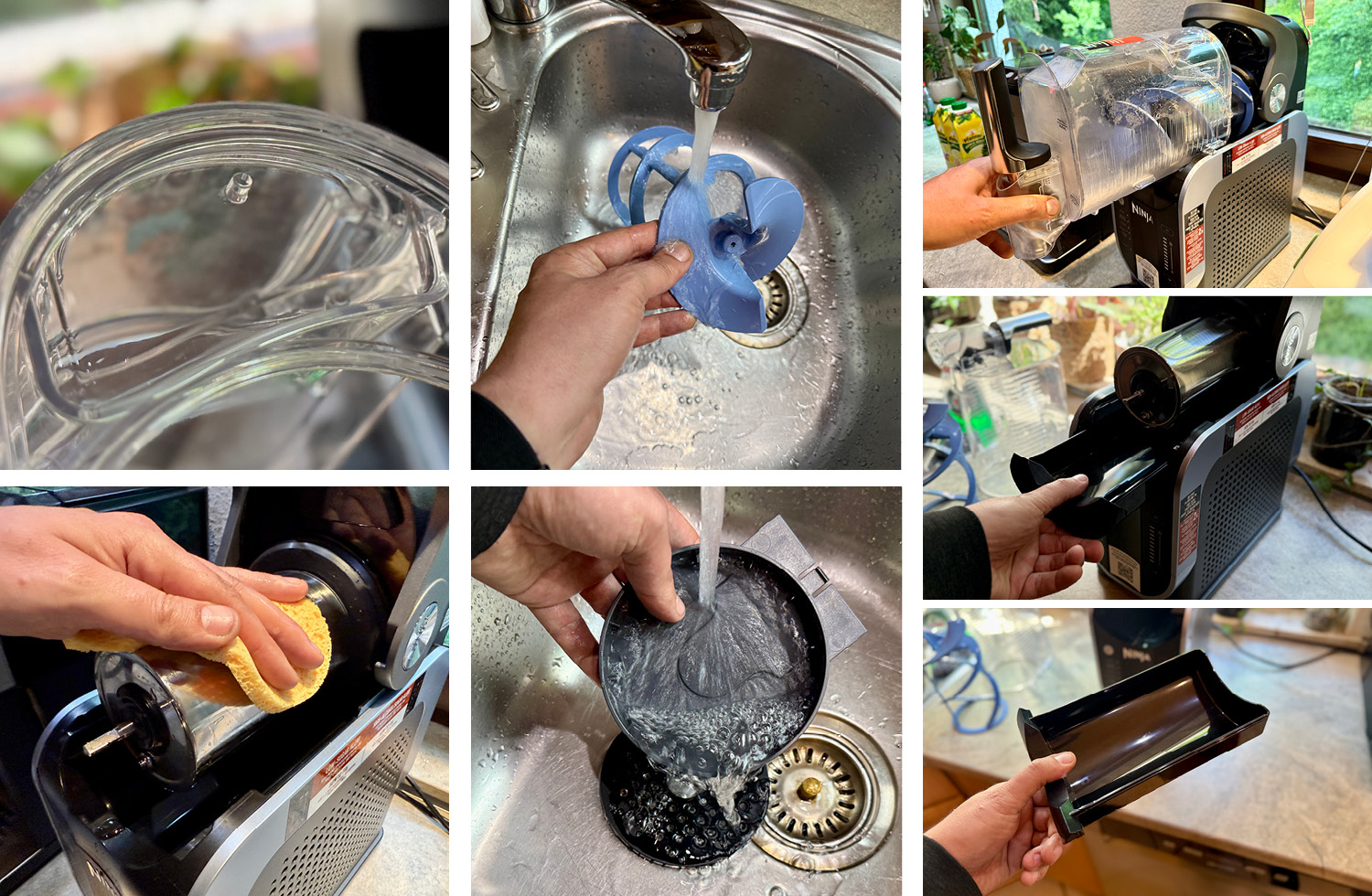 Das Säubern der Maschine ist sehr einfach