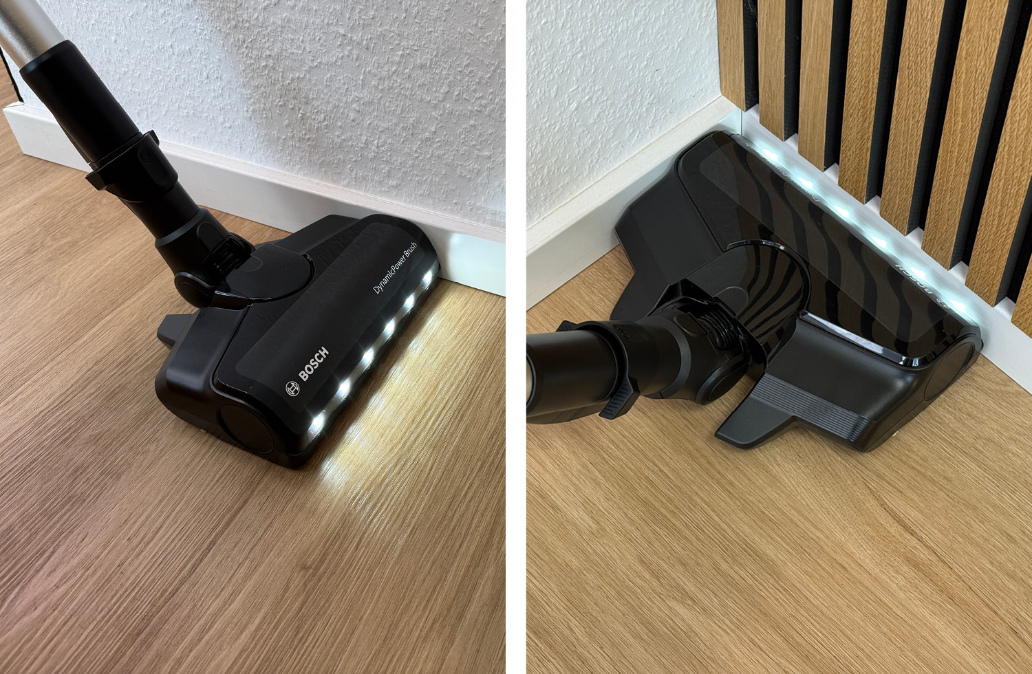 Das Saugen am Rand und in Ecken mit dem Bosch Unlimited 7 ProHygienic Aqua