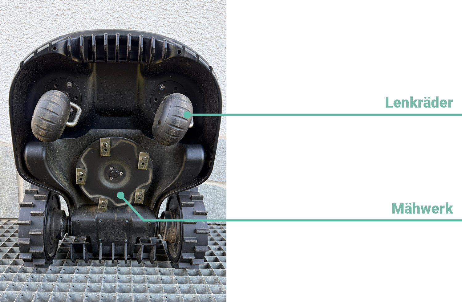 Das befindet sich auf der Unterseite des YUKA Mini