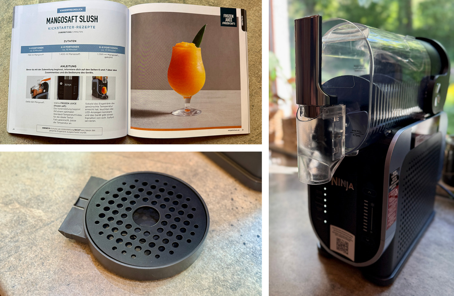 Das ist der Lieferumfang der Ninja SLUSHi
