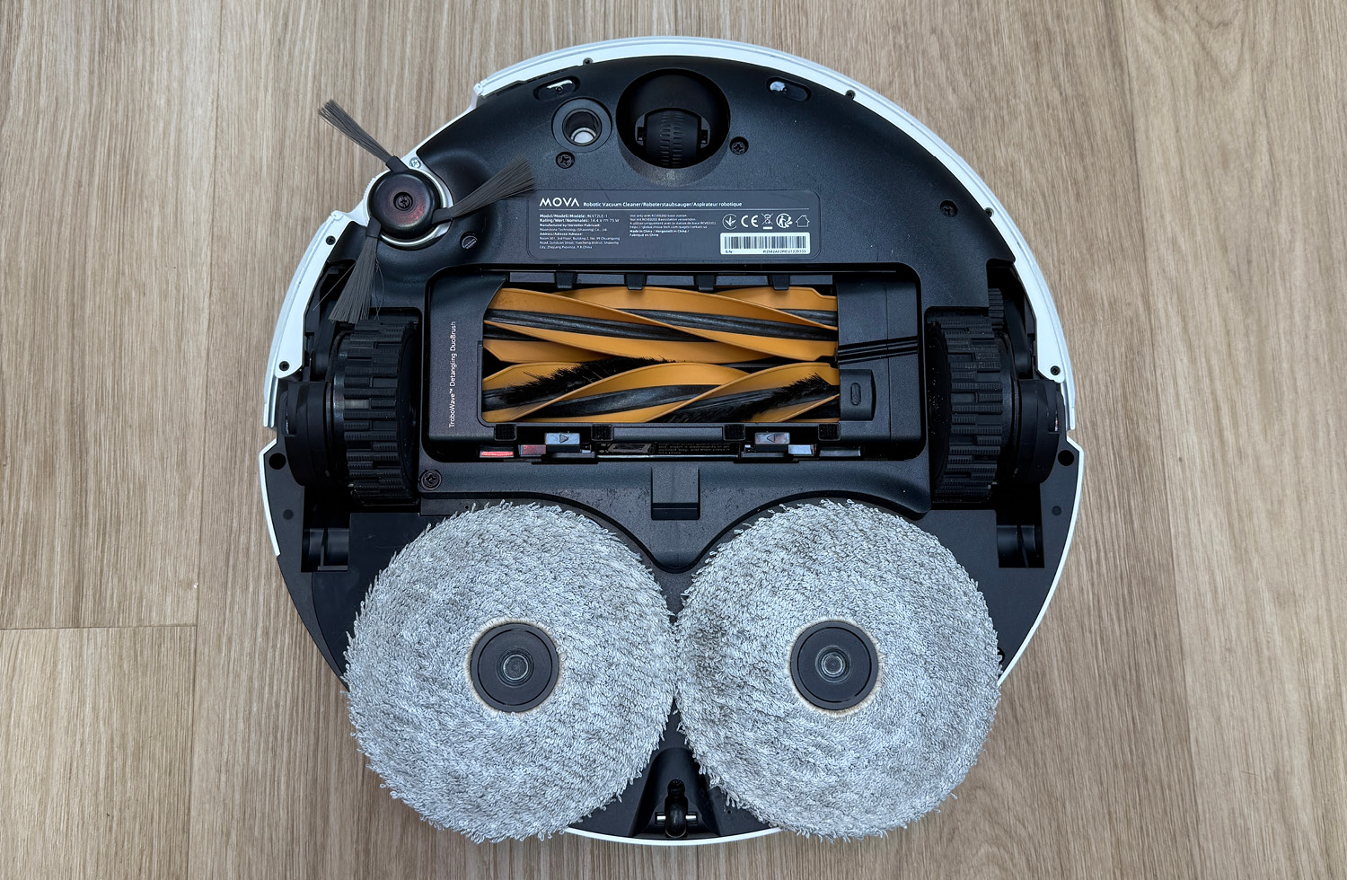 Das ist die Unterseite des Mova V50 Ultra Complete