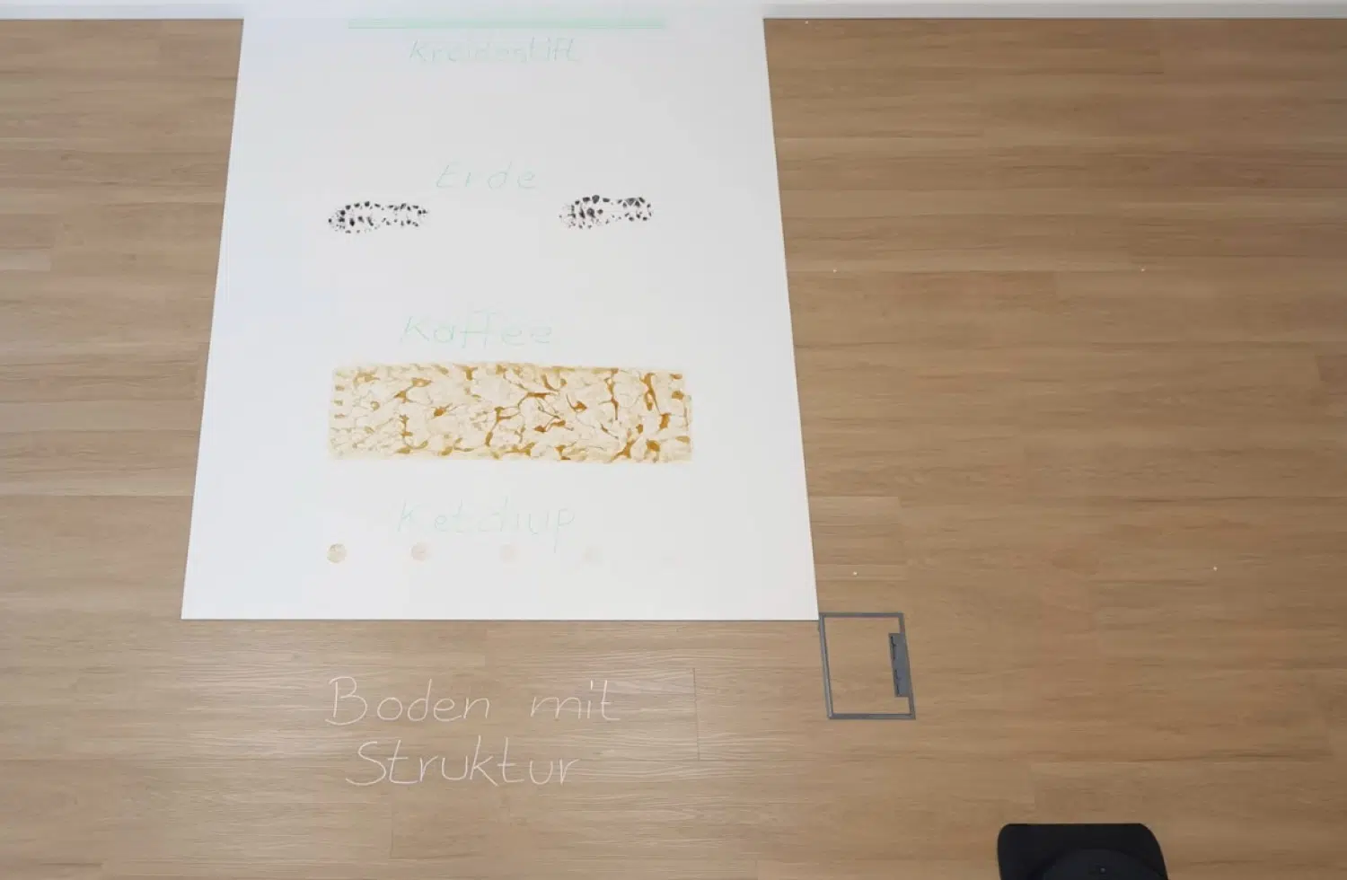 Das ist unser Wischtest