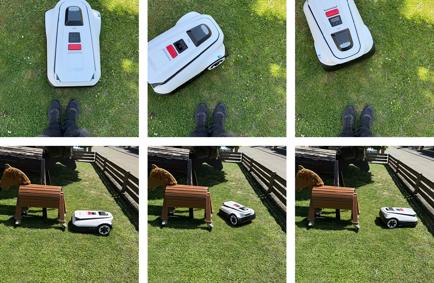 Der ECOVACS GOAT A1600 RTK erkennt viele hohe Hindernisse zuverlässig