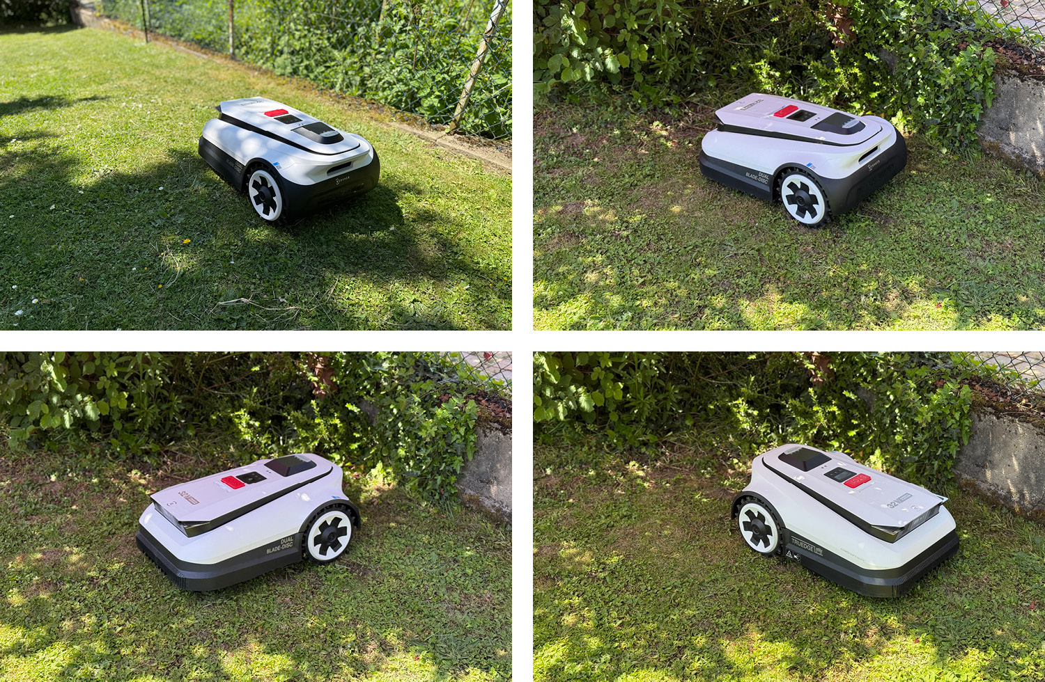 Der ECOVACS GOAT A1600 RTK wendet auf einem Punkt