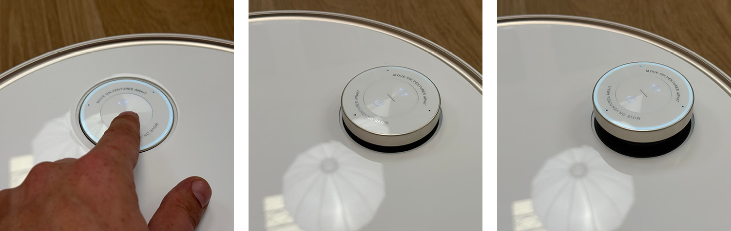 Der Mova V50 Ultra Complete verfügt über einen ausfahrbaren Laserturm