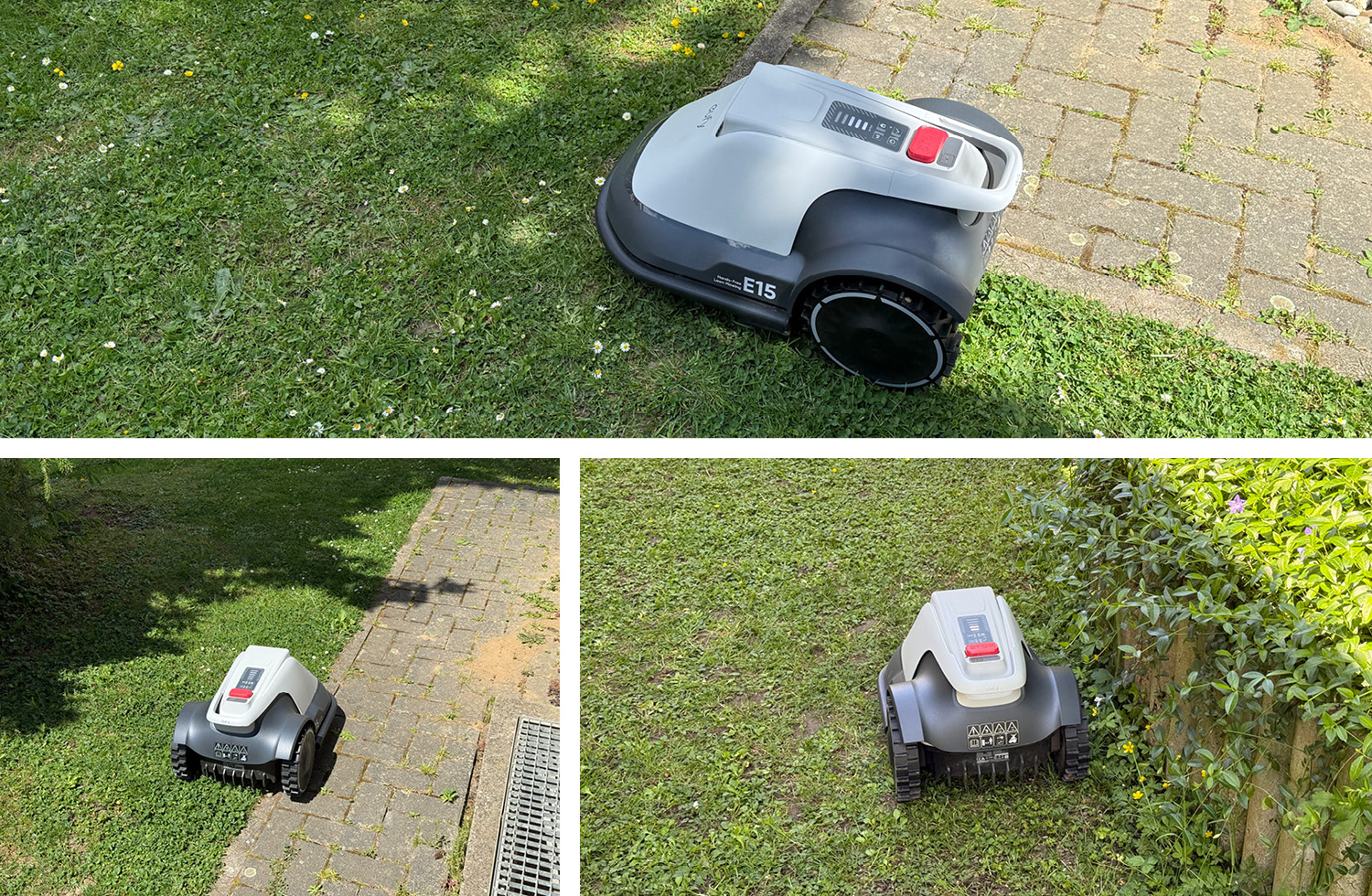 Der eufy E15 Mähroboter kartiert den Rasen vollkommen allein