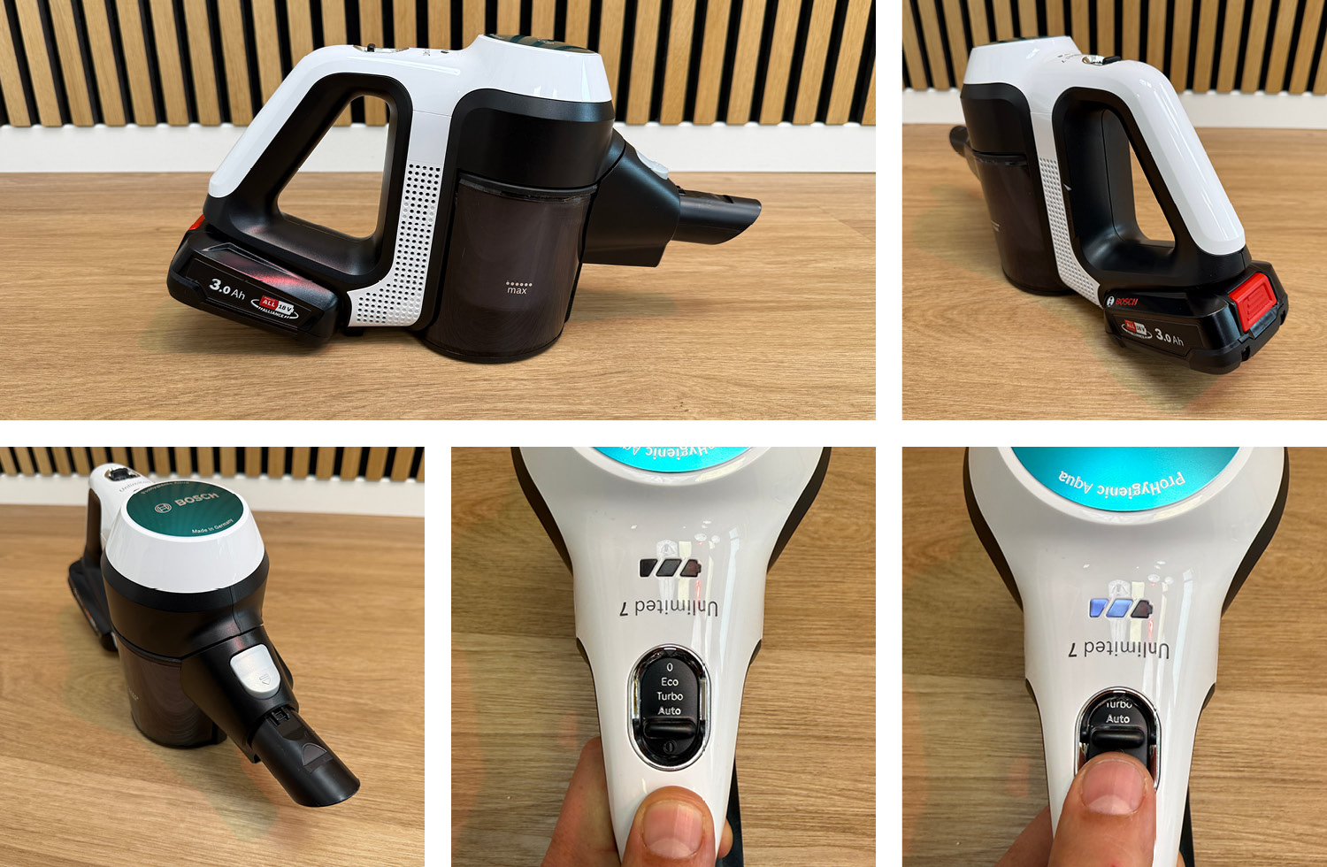 Die Saugeinheit bildet das Herz des Bosch Unlimited 7 ProHygienic Aqua