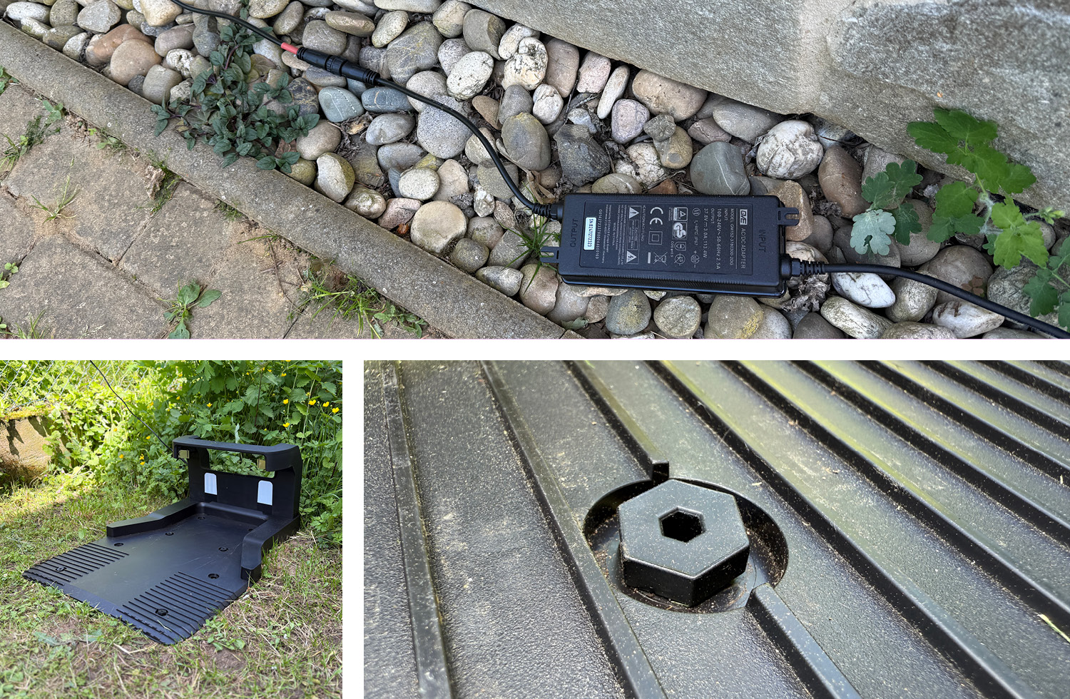 Die Station lässt sich daraufin heinfach anschließen und befestigen