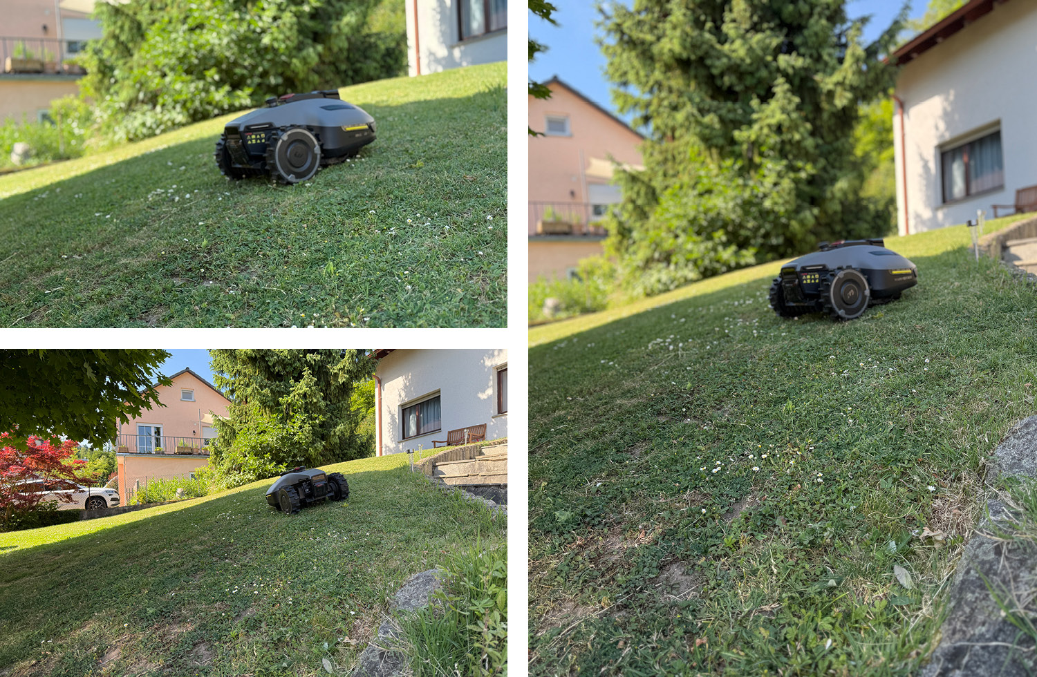 Die Steigmöglichket des Mammotion YUKA Mini übertrifft die Angaben des Herstellers