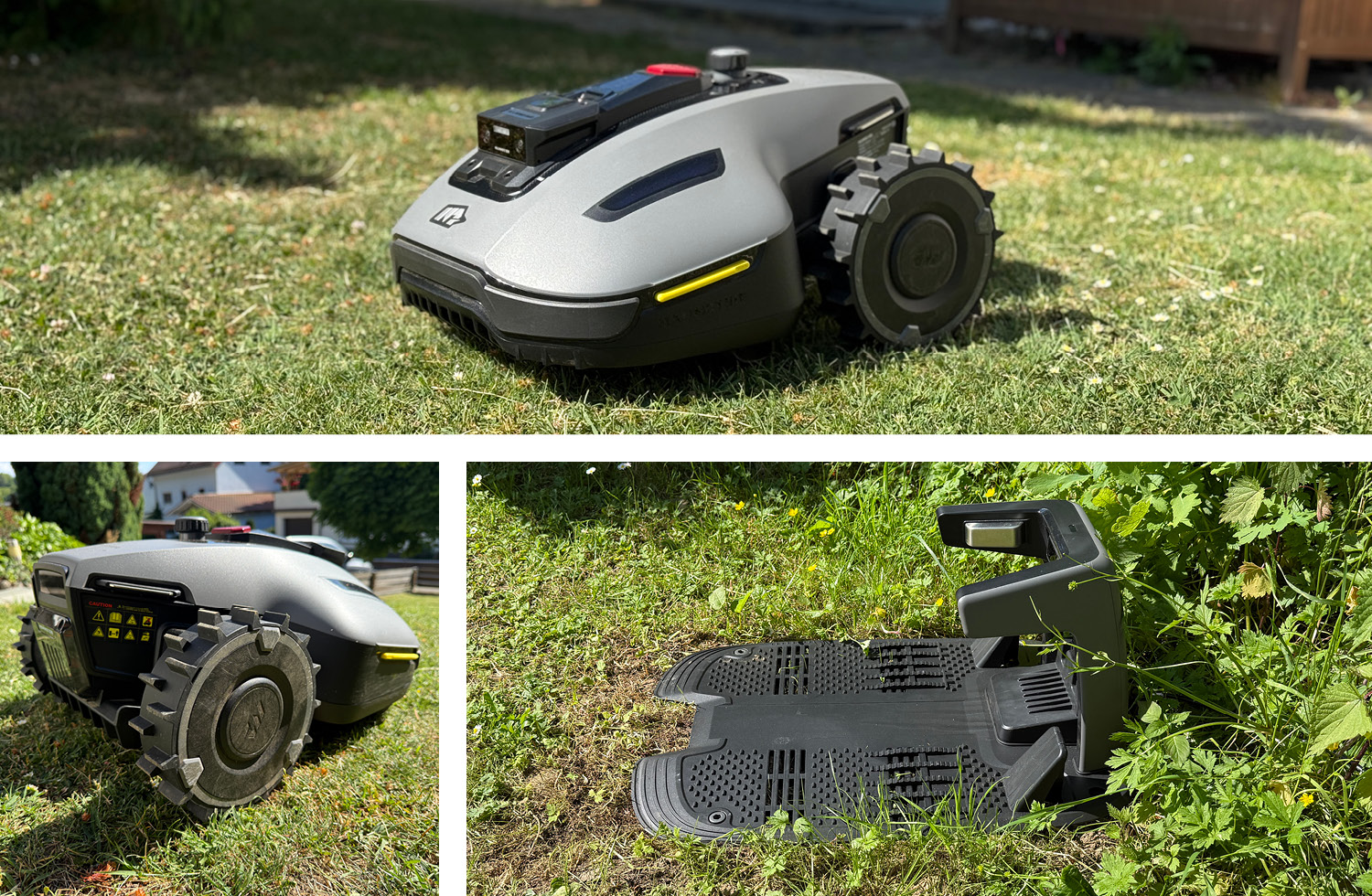 Die Verarbeitungsqulität des Mammotion YUKA Mini ist herausragend gut