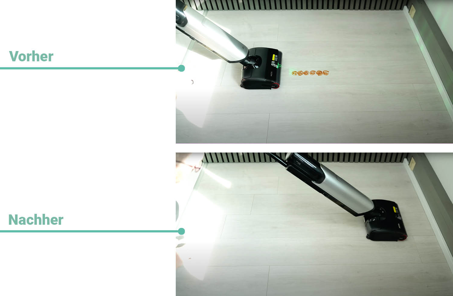 Hier seht ihr das Reinigungsergebnis des Mova X4 Pro 4Hier seht ihr das Reinigungsergebnis des Mova X4 Pro 4