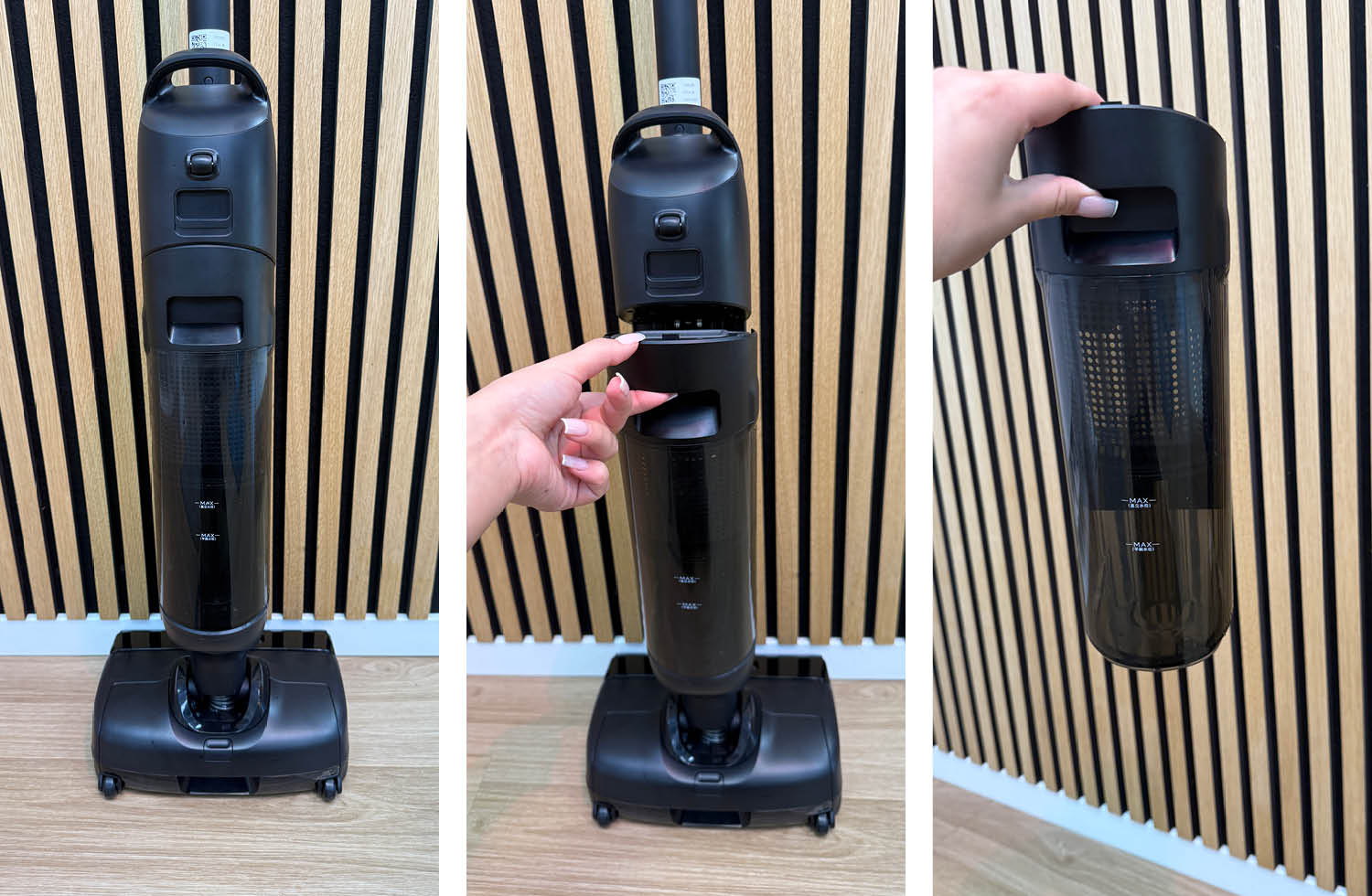 Hier seht ihr den Abwassertank des Mova M10