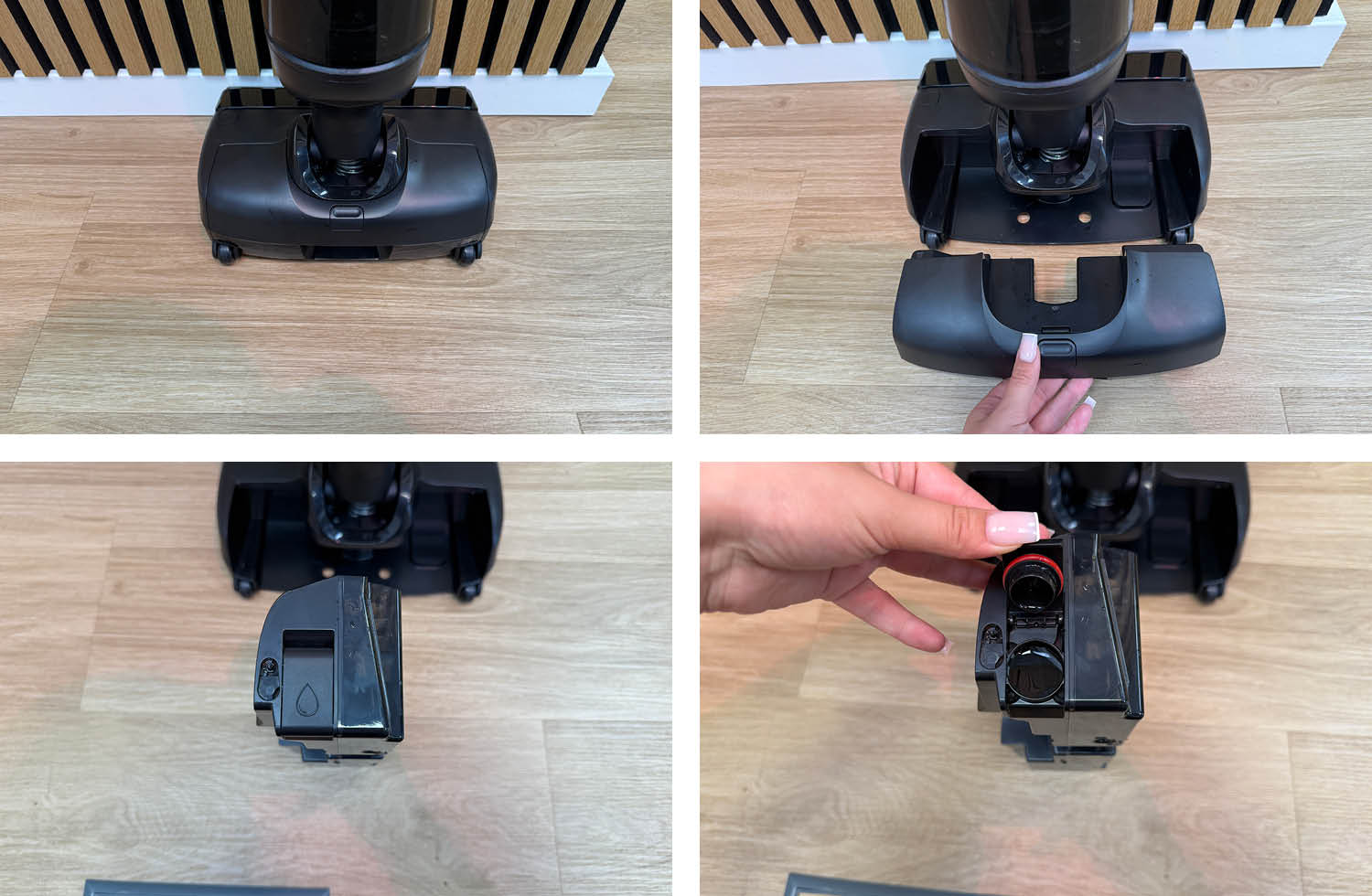 Hier seht ihr den Frischwassertank des Mova m10