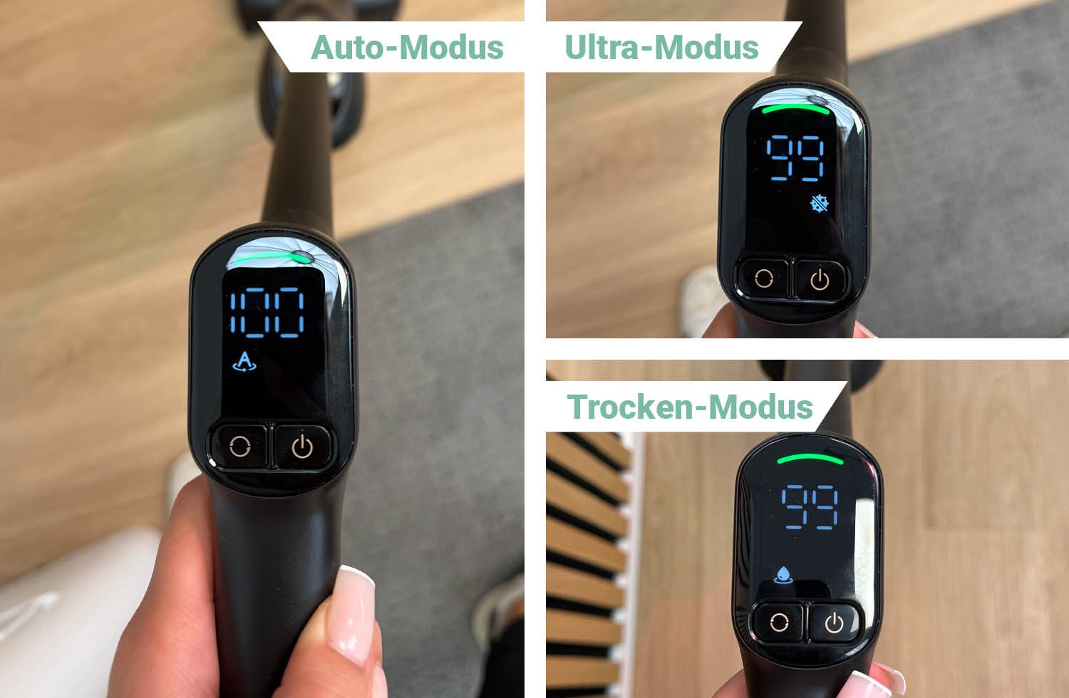 Hier seht ihr die Modi des Mova M10