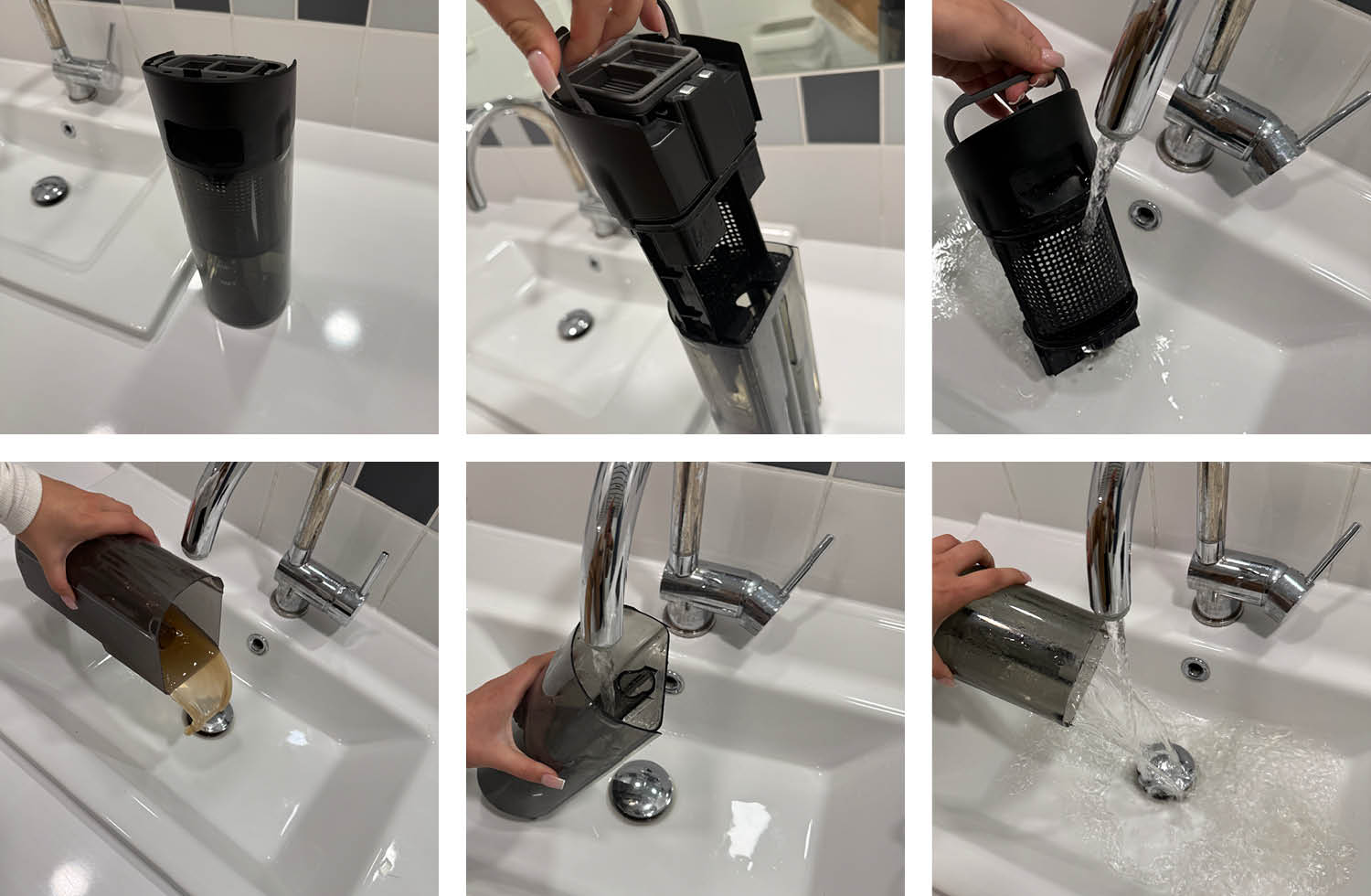 Hier seht ihr die Wartung des Mova M10