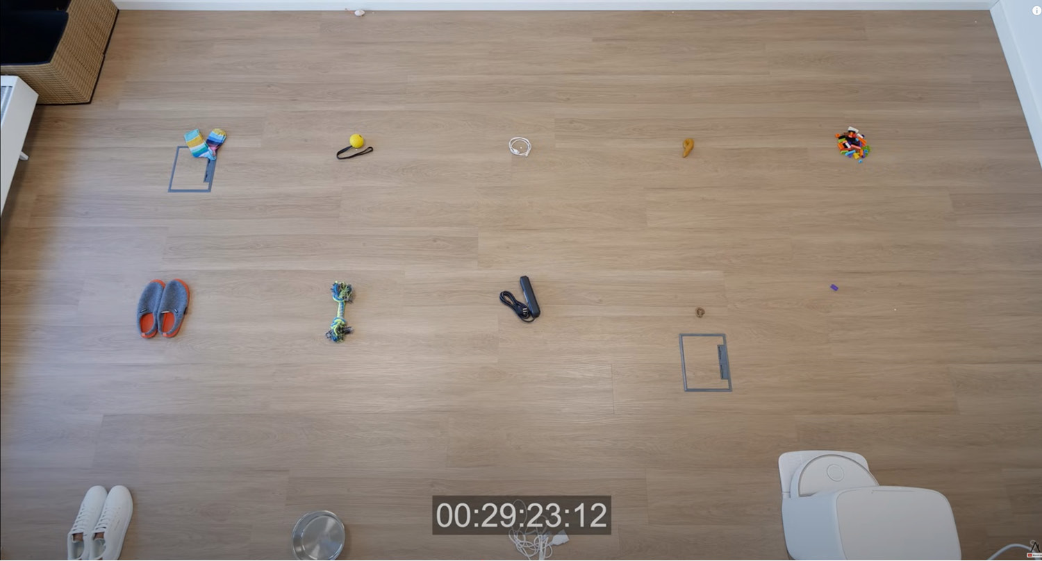 Nach dem Test der Hinderniserkennung